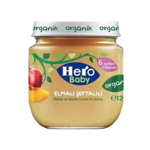 Hero Baby Organik 120Gr Elma Şeftali