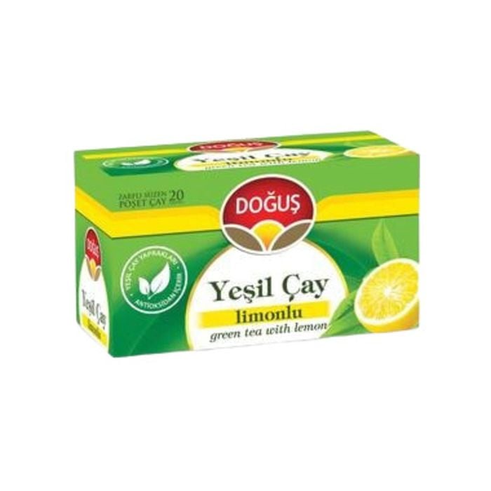 Doğuş Bitki Yeşil Çay 20 Li Limonlu