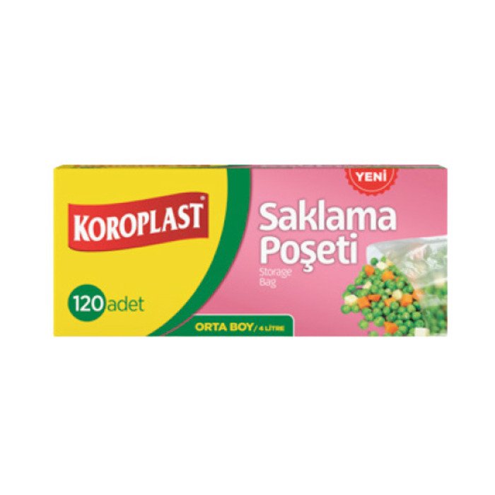 Koroplast Saklama Poş. 120 Adet Orta Boy
