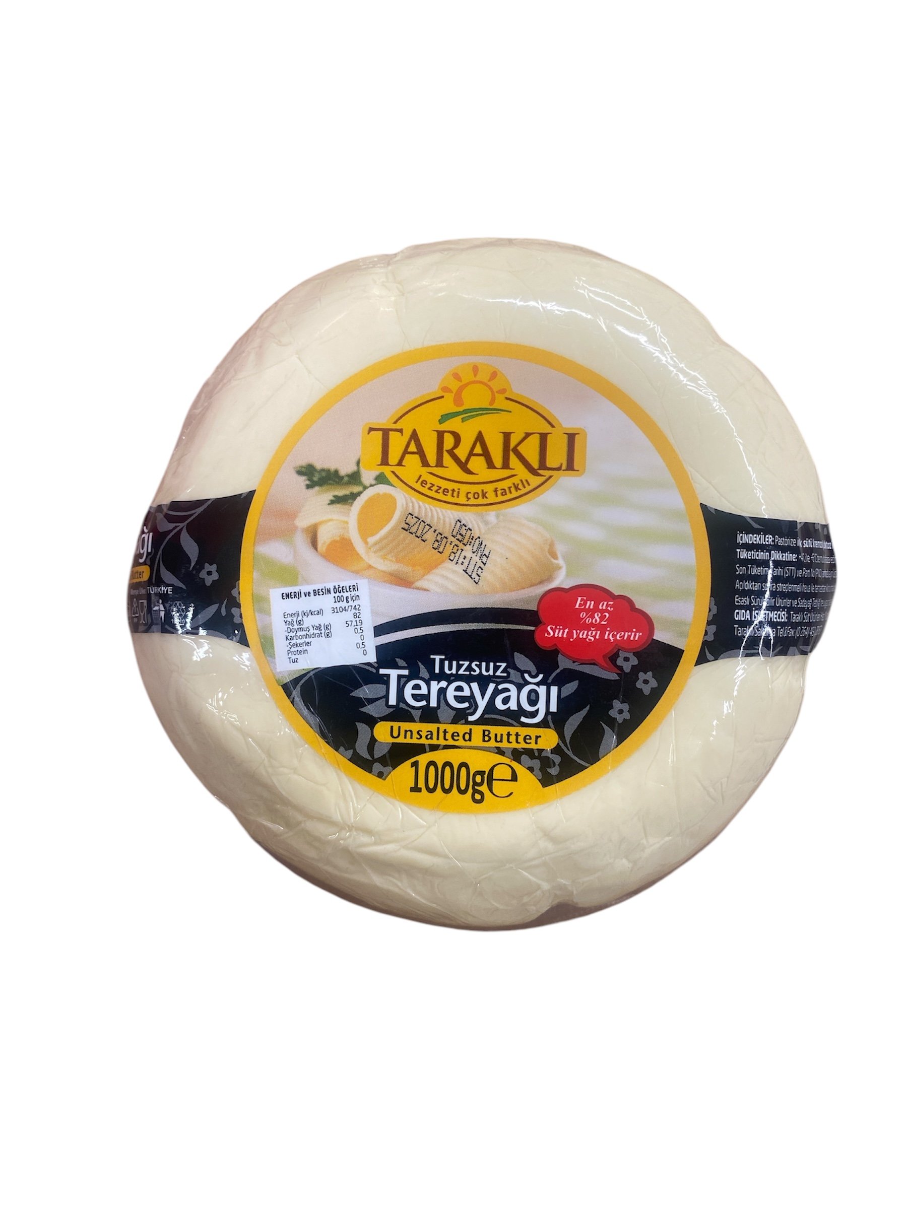 Taraklı  Tereyağ Tuzsuz 1kg