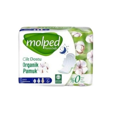 Molped Pure&Soft Tekli Gece 6'Lı
