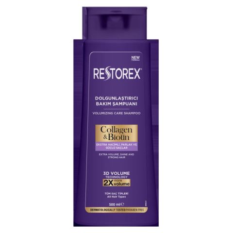 Restorex Şampuan 500Ml Dolgunlaştırıcı Bakım (Collagen&Biotin)
