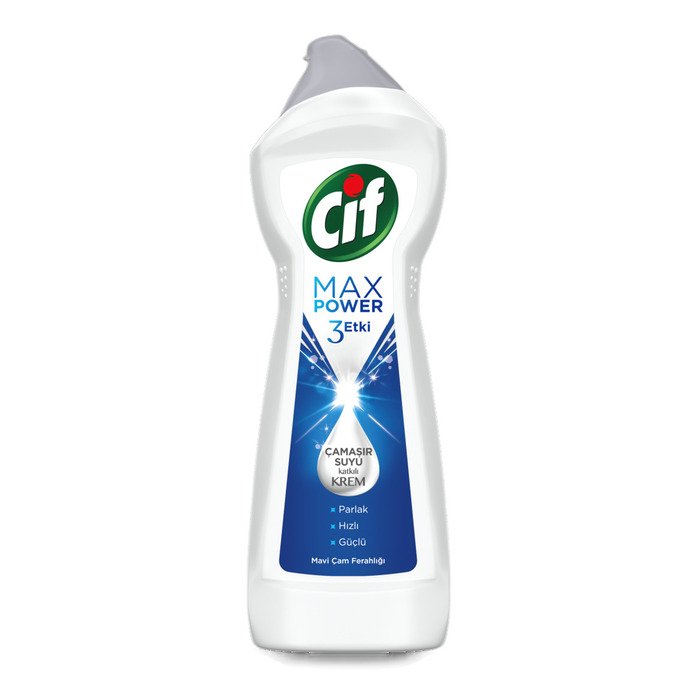 Cif Krem Max Power 3 Etki 675Ml Mavi Çam Ferahlığı