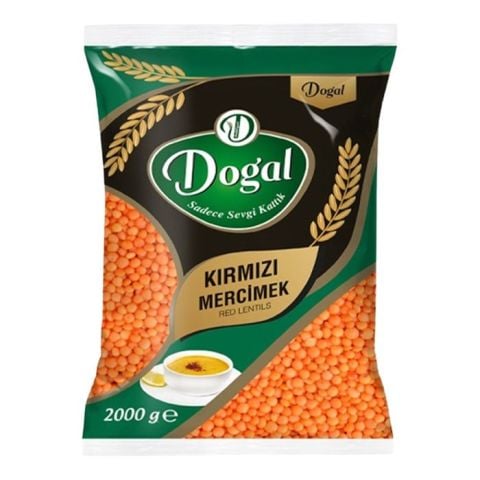 Doğal Bak  Kırmızı Merçimek 2 Kg