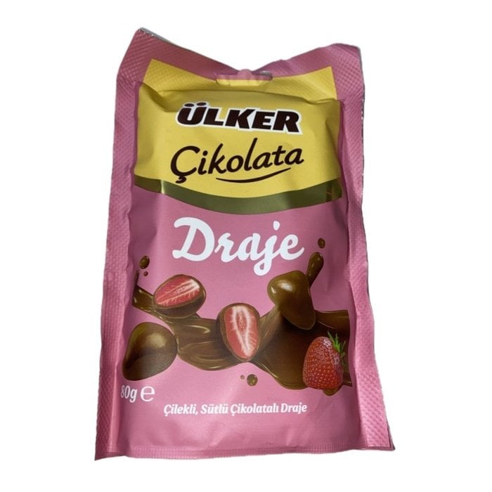 Ülker Çikolata Çilekli Dıraje 67Gr