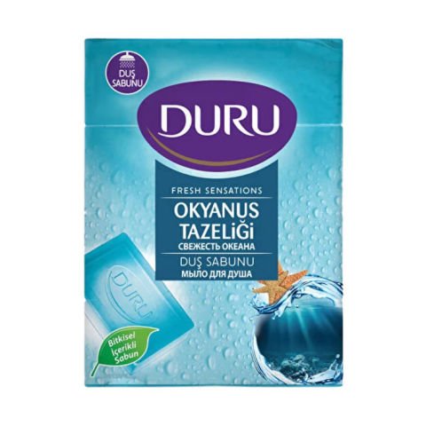Duru Fresh Duş Sabunu (600Gr) 4X150Gr Okyanus Esintisi
