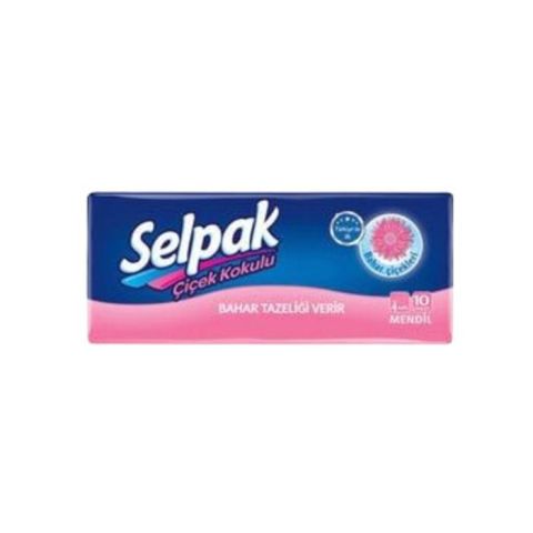 Selpak Mendil 10 Lu Çiçek Kokulu