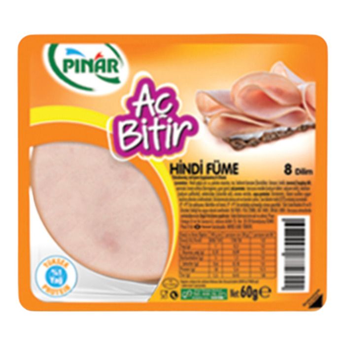 Pınar Aç Bitir Hindi Füme 60Gr