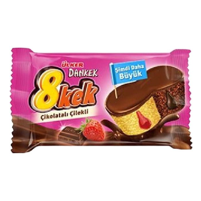 Ülker Dankek 8 Kek 55Gr Çikolata Çilek