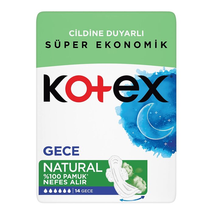 Kotex Ultra Quadro Süper Eko Gece 14'Li
