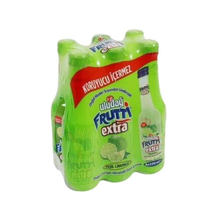 Uludağ Frutti Extra 6X250Ml Yeşil Limon