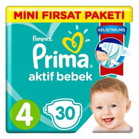 Prima Aktif Bebek Standart Paket 4 Maxi 36'Lı