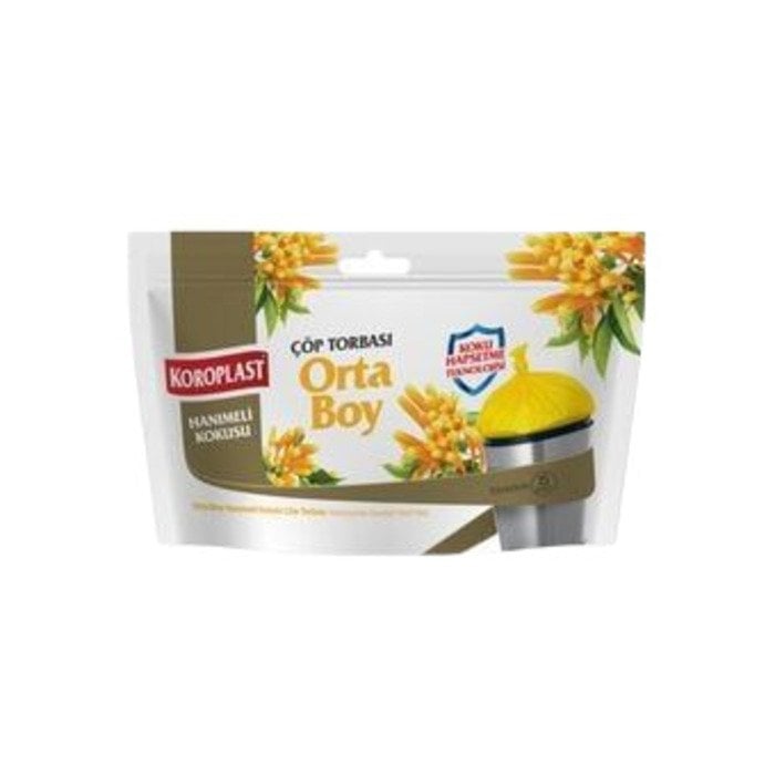 Koroplast Çöp Torbası 15 Adet Orta Boy Hanımeli