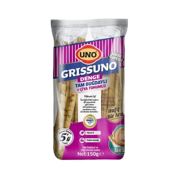 Uno Denge Çıtır Çubuk 150G Tam Buğdaylı-Çiya Tohum