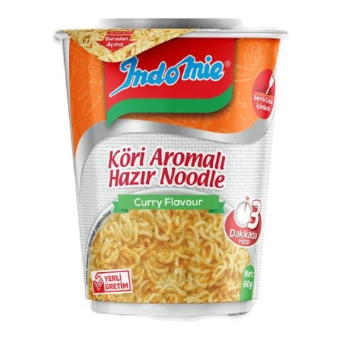 Indomie Hazır Noodle 60G Bardak Köri Çeşnili