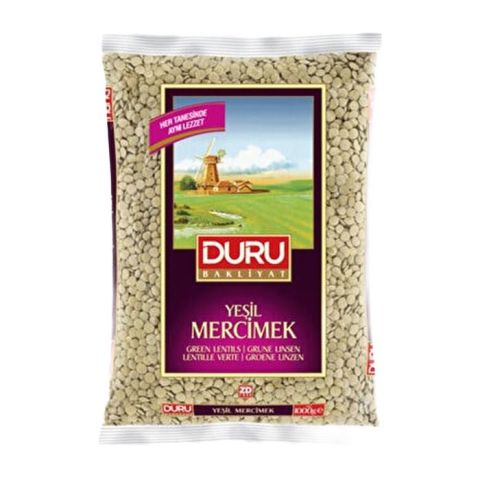 Duru Bakliyat 1Kg Yeşil Mercimek