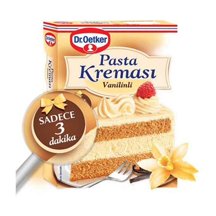 Dr.Oetker Pasta Kreması 130Gr Vanilinli