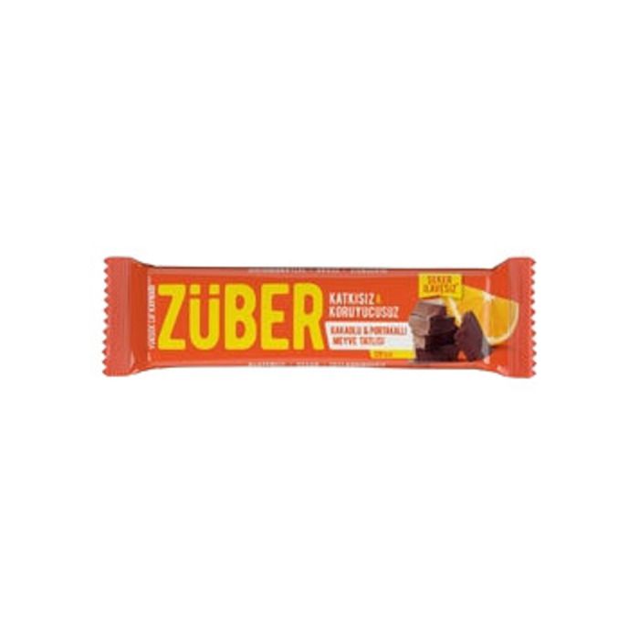 Züber Kakaolu Portakallı Bar 40Gr