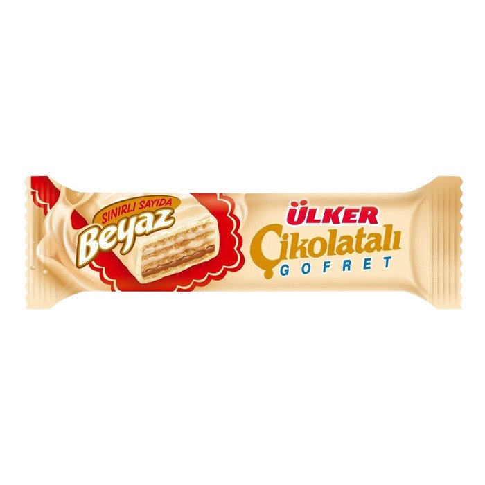 Ülker Çikolatalı Gofret 35Gr Beyaz