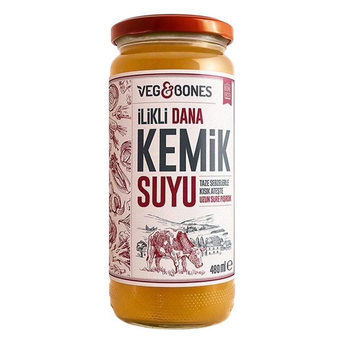 Veg&Bones Kemik Suyu 480Ml İlikli