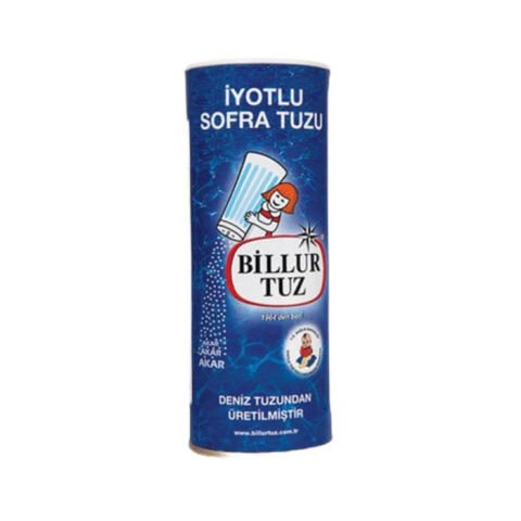 Billur Tuz Tuzluklu 500G İyotlu