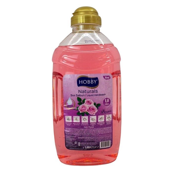 Hobby Sıvı Sabun Naturals 1500Ml Gül