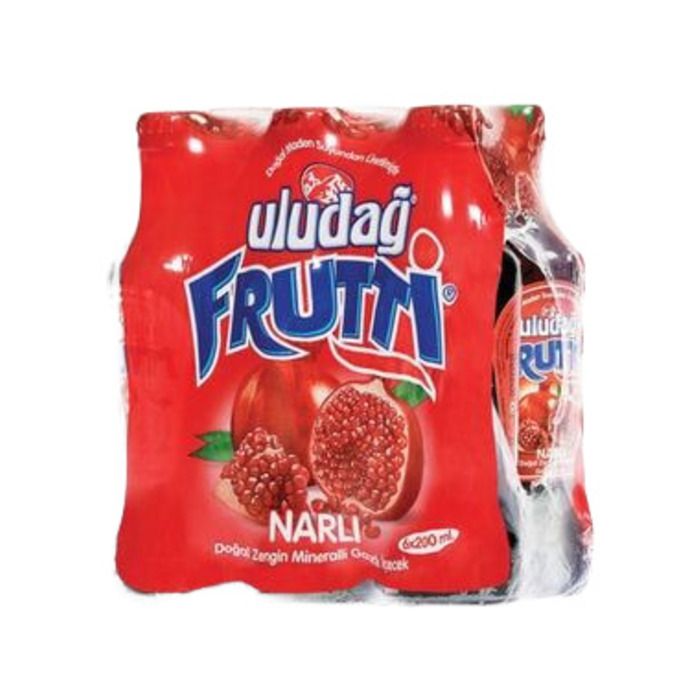 Uludağ Frutti Soda 6X200Ml Narlı
