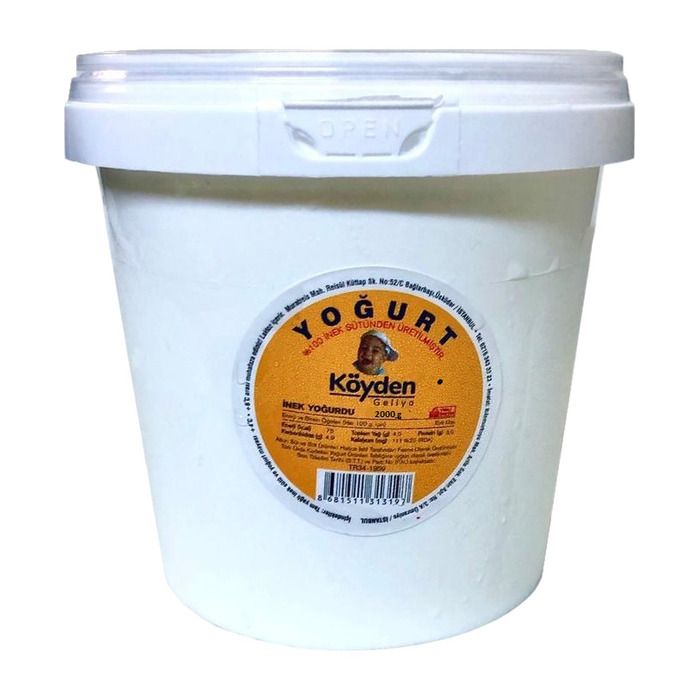 Köyden Geliyo Doğal Ev Yoğurdu 2000Gr