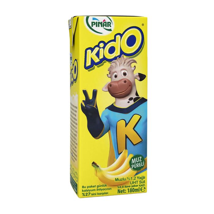 Pınar Kido Süt 180Ml Muzlu