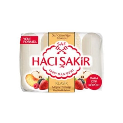 Hacı Şakir Güzellik Sabunu 4X70Gr Meyve Tazeliği