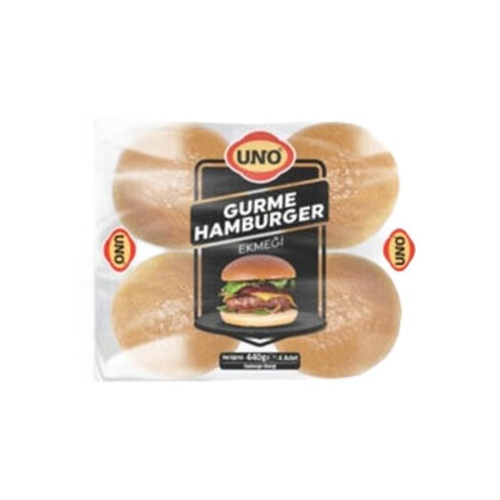 Uno Gurme Hamburger Ekmeği 440Gr (4'Lü)