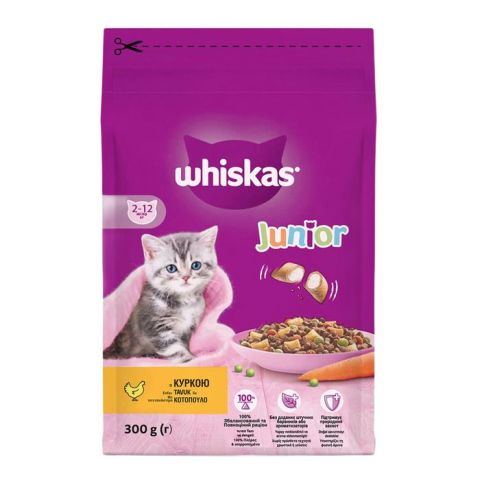 Whiskas Kedi Maması 300Gr Yavru Tavuklu