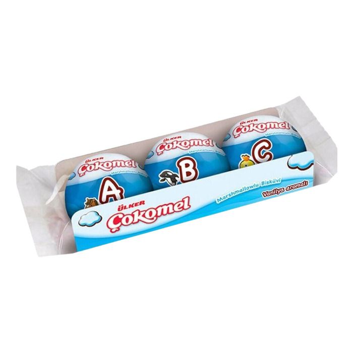 Ülker Çokomel Marshmallow 3X12Gr Sade
