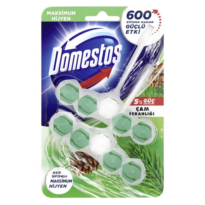 Domestos Wc Blok 5Li Güç 2x50Gr Çam Ferahlığı
