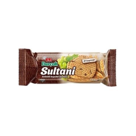 Eti Burçak Sultani 123Gr Üzümlü Kepekli