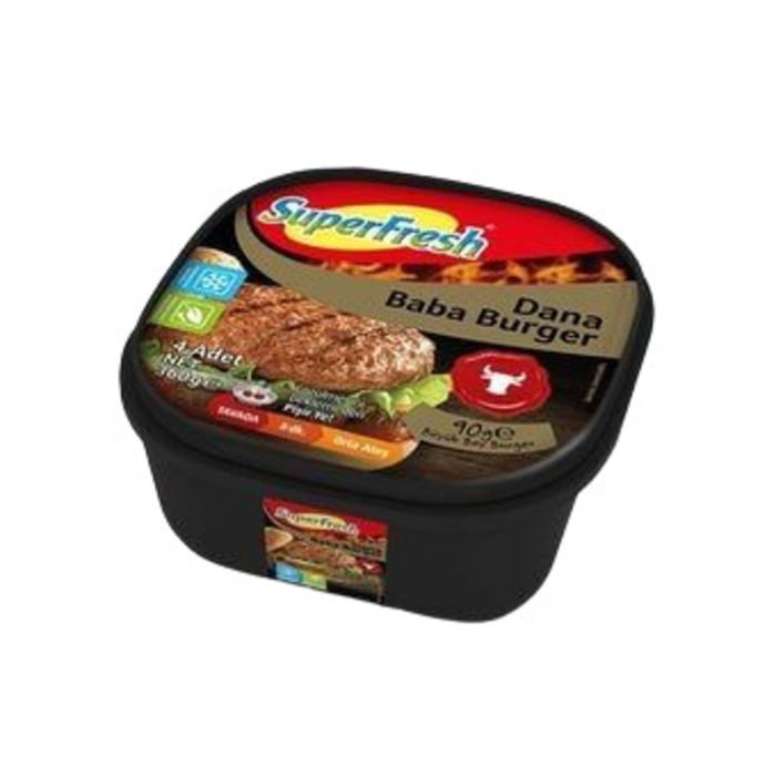 S.Fresh Burger 360Gr Baba 8 Adet
