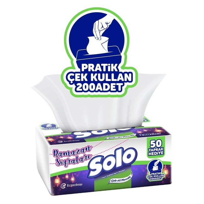 Solo Çek Al Mendil 200 Adet