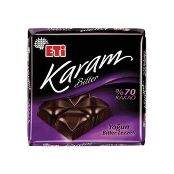 Eti Karam Bitter Çikolata 60G %70 Kakao