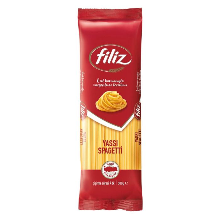 Filiz Makarna 500Gr Yassı Spagetti