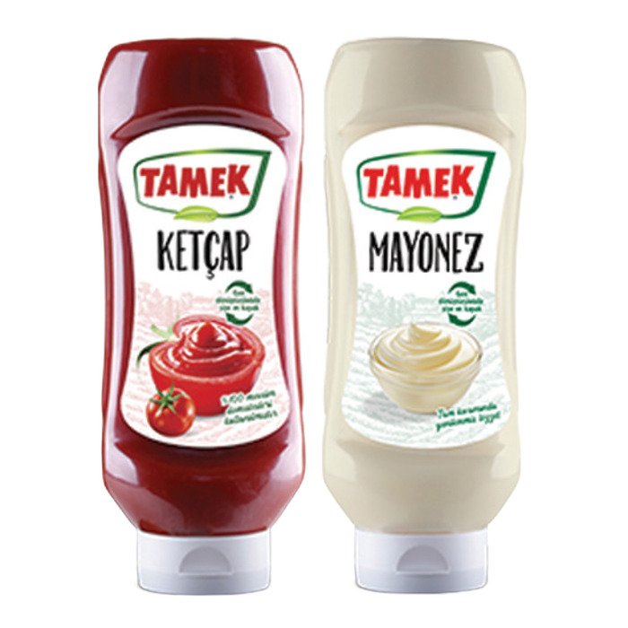 Tamek Ketçap 600G Mayonez 540Gr 2Li Eko Paket