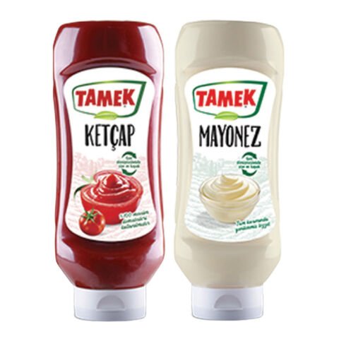 Tamek Ketçap 600G Mayonez 540Gr 2Li Eko Paket