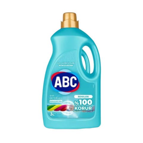 Abc Sıvı Deterjan 3 Lt Renklileri Korur