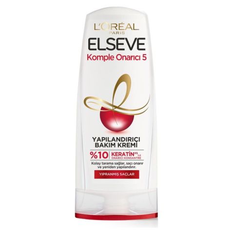 Elseve Saç Kremi 390Ml Komple Onarıcı Yapılandırıcı Bakım Kremi
