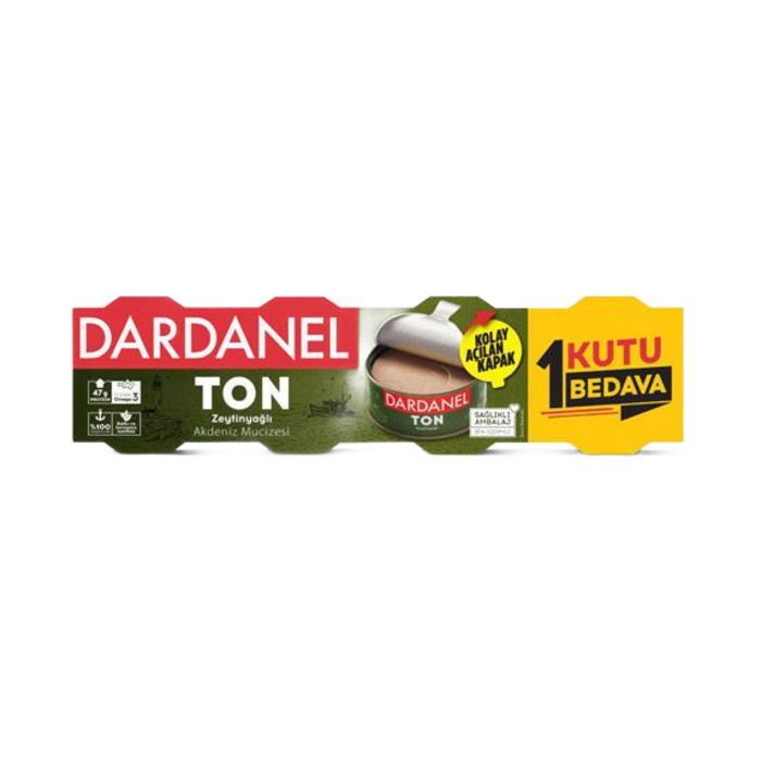 Dardanel Ton Akdeniz Mucizesi 4X75Gr Zeytinyağlı