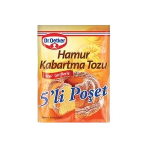 Dr.Oetker Hamur Kabartma Tozu 5Li (50Gr)